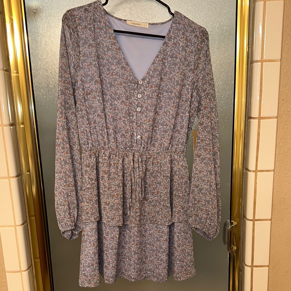 Floral Long Sleeve Dress